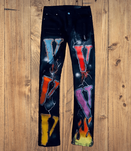 VLONE Light Sutfin V Printed Pants