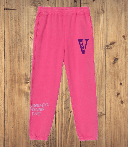 VLONE X Juice WRLD 999 Pink Sweat Pants