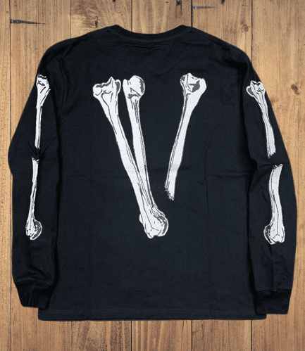 Vlone Skull and Bones Long Sleeve