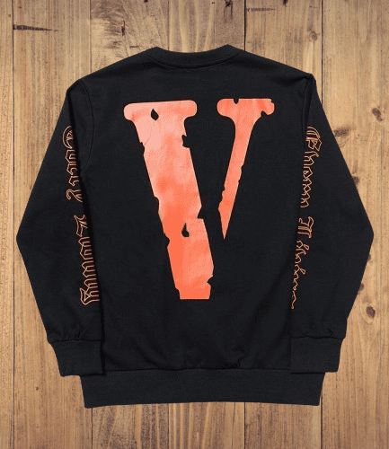 Vlone X Off-White Sweatshirt – Black