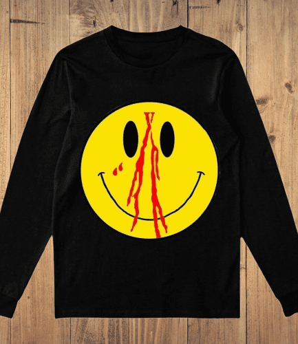 Vlone Blood Smiley Face Black Sweatshirt